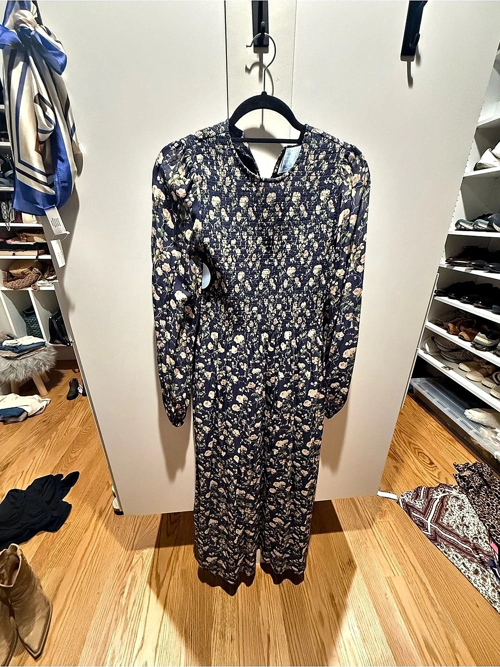 Hill House Home The Nap Dress Floral Maxi Dress Size XS NWT